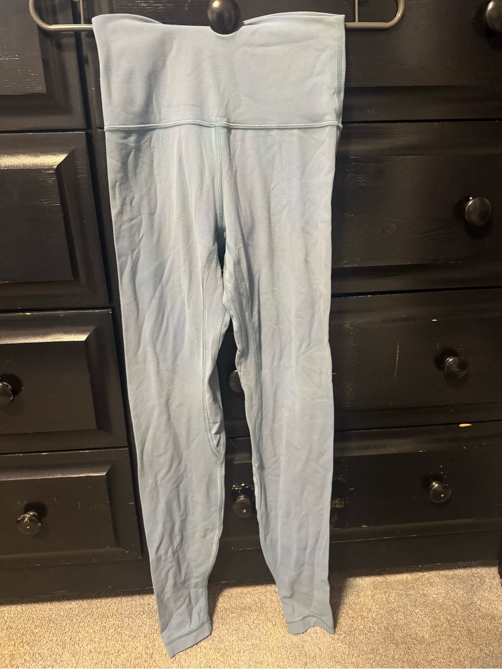 Lululemon align high-rise steel blue leggings